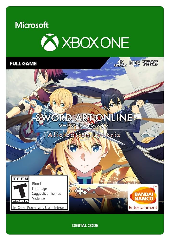 Amazon.com: Sword Art Online Alicization Lycoris - Xbox One